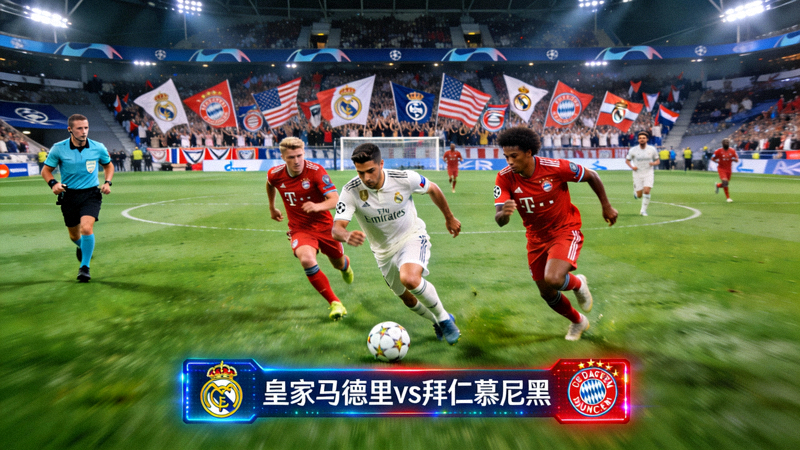 欧洲冠军联赛高清直播画面 - 皇家马德里对阵拜仁慕尼黑