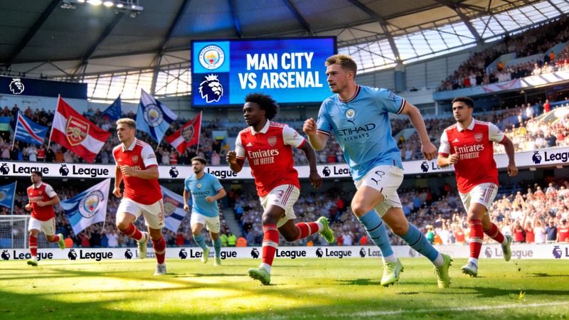英超足球联赛高清直播画面 - 曼城与阿森纳的焦点对决